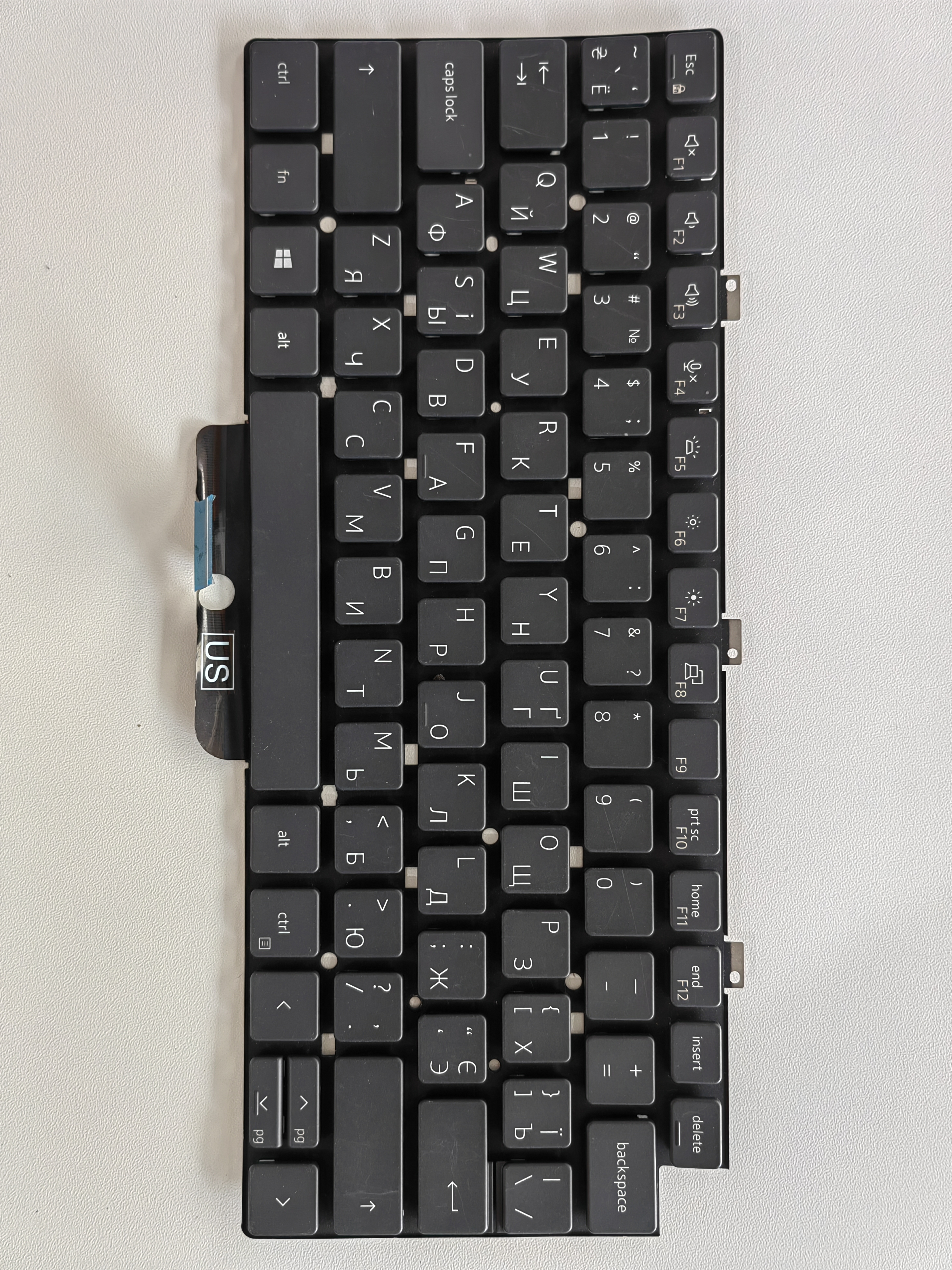 Picture of New Replacement Laptop Keyboard For DELL 5320/Light Transparent/7320/Latitude 5320/Latitude 7320 BLACK RU Layout